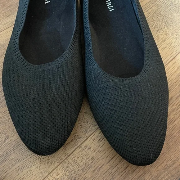 Vivaia Black Knot Flats Size 41.5 US 10.5 - Picture 6 of 10